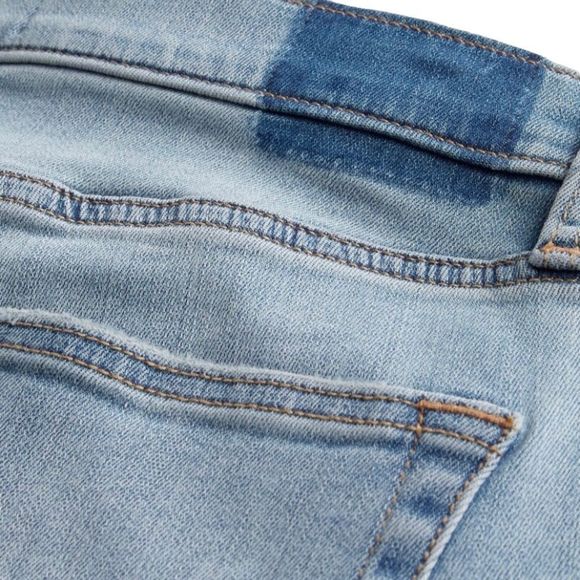 🆕💎 Hollister Boutique NWT - Men’s Ripped Light Wash Slim Straight Jeans 🚭✌🏻 - Picture 2 of 5